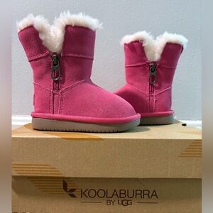 NWT Koolaburra by UGG Aribel Toddler Girls' Short Pink Winter Boots